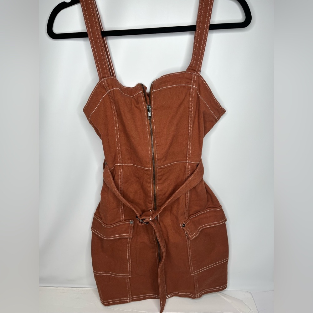 DIVIDED Red Clay/Maroon Dress